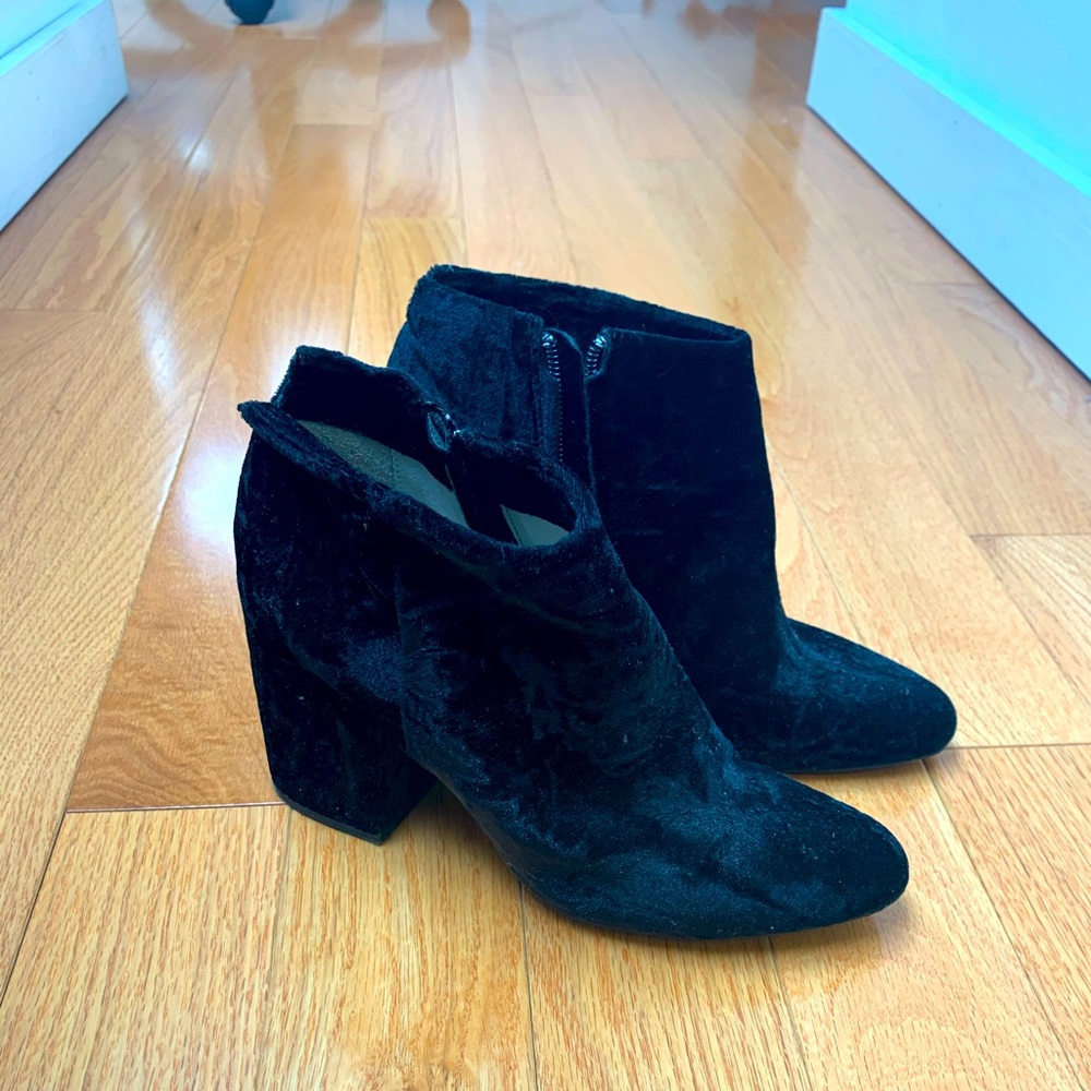 SENSO velvet black boots
